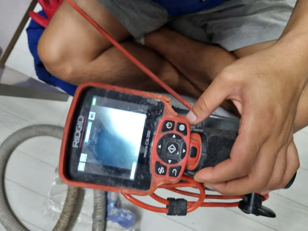 싱크대 뚫음 작업 6